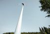 Foto: Turm einer Windenergieanlage