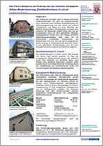 Download "Objektbeispiel Altbaumodernisierung Zweifamilienhaus in Lorsch"